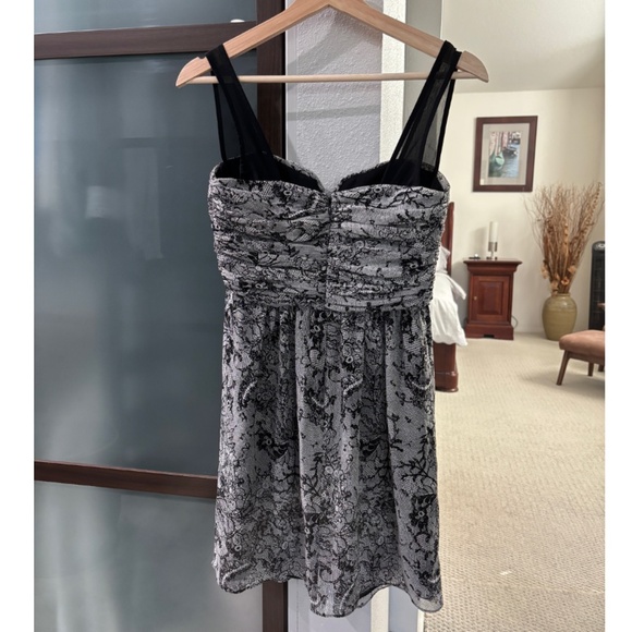 BCBGeneration Cocktail Dress - Black & Gray Size 4 - Picture 5 of 13